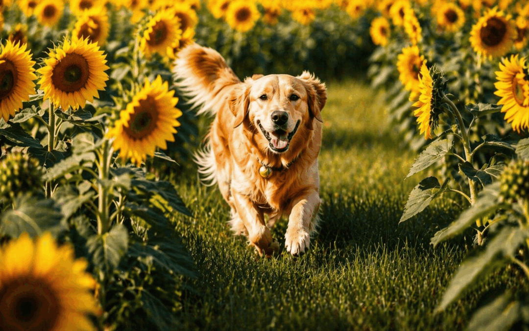 Ativos botânicos na pelagem de Golden Retrievers: o que a ciência diz